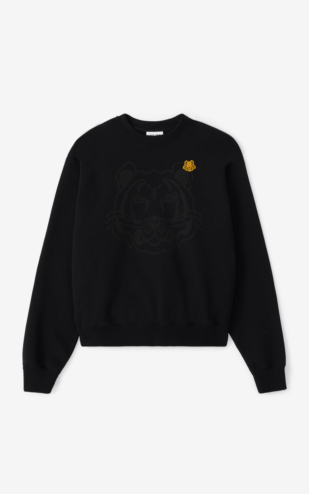 Kenzo K Tiger Sweatshirt Herre - Sort DK-100268